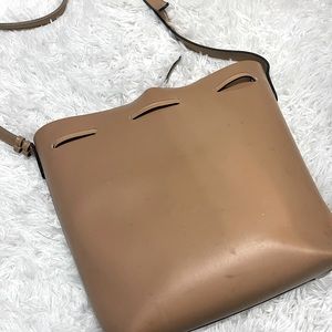 Tan satchel